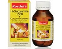 Kordel's Hi-Glucosamine 1500 + Curcumin (pack size  60)