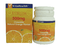 VitaHealth Orange C 500mg Chewable (pack size 100)
